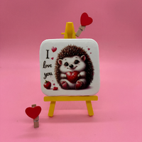 Пряник имбирный с ёжиком к 14 февраля